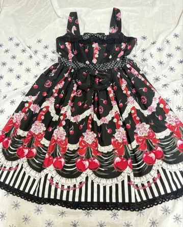 베이비더스타즈 샤인브라이트 오버롤 스커트