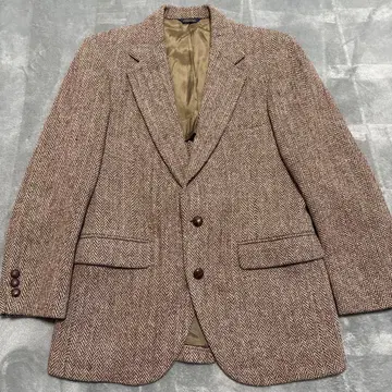 70s 해리스 트위드 테일러드 자켓 미국제 싸개 버튼