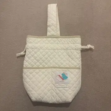 카네코 아야노 FUTATSUKURI 퀼팅 핸드백 아이보리