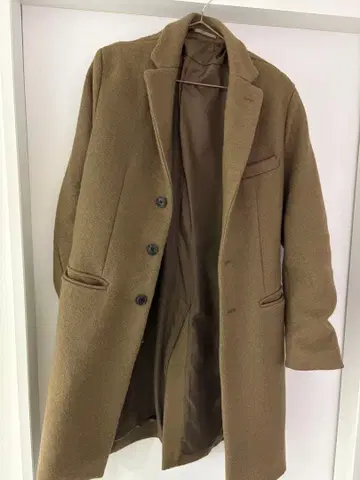 GLOBAL WORK 브라운 체스터 코트