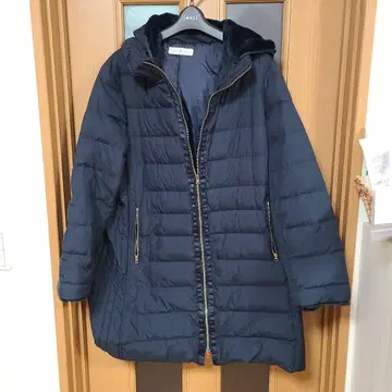 네이비 롱 코트 LL