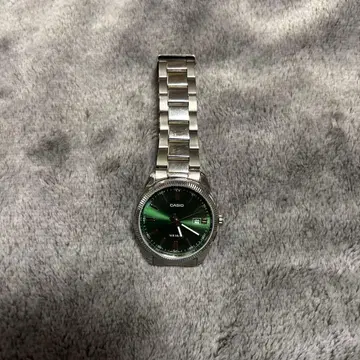 CASIO 그린 다이얼 손목시계