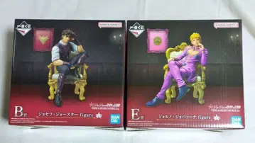 제일복권 죠죠 월드 B상 죠셉 피규어 E상 죠르노 피규어