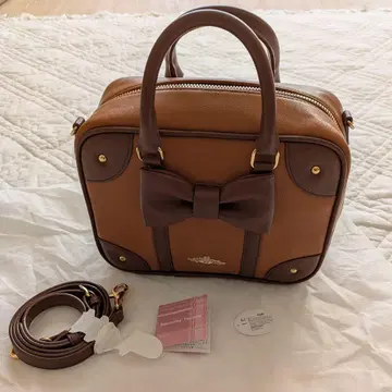 사만사 쁘띠 초이스 마론 크림 숄더백 브라운 산리오