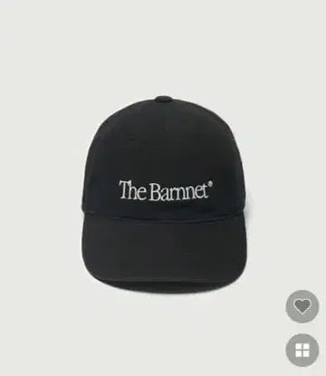 The Barnnet 로고 볼캡 블랙