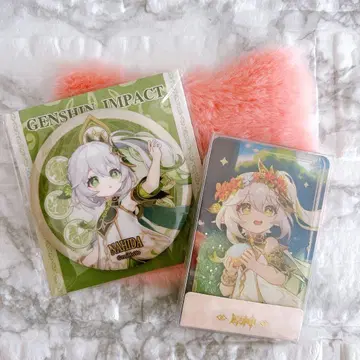 원신 나히다 아크릴 코롯타 캔뱃지 2점 세트