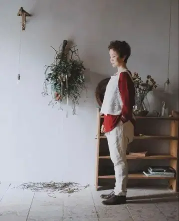 앤티크 린넨 팬츠 S