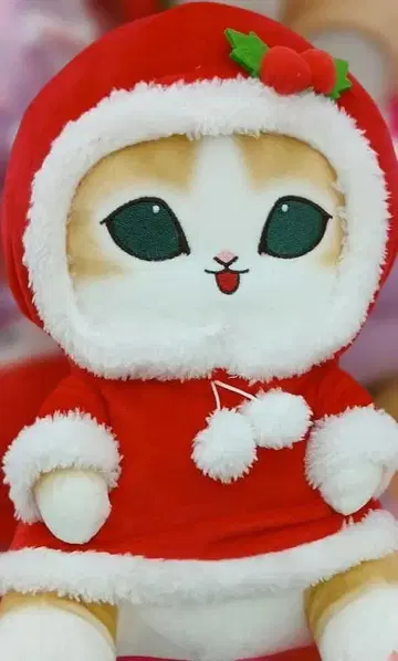 모프 샌드 크리스마스냥 산타클로스 BIG 봉제 인형