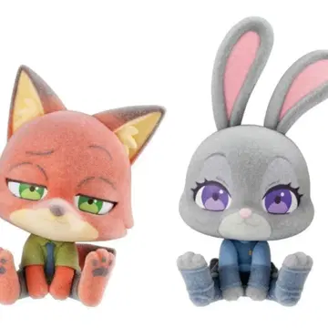 디즈니 모후큥 오스와리돌 주토피아 닉 주디 세트