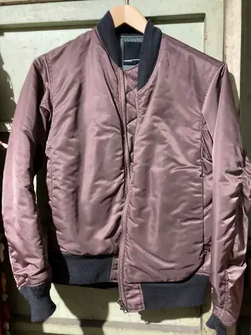 lad musician MA-1 플라이트 자켓 퍼플