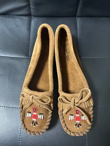 MINNETONKA 미네통카 모카신 썬더 버드 사이즈 9 26cm