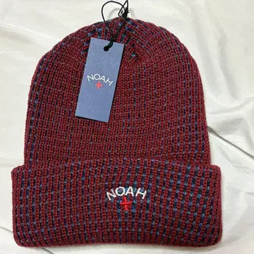 NOAH 버건디 니트 모자