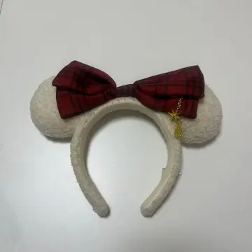 미키 귀 머리띠 빨간색 리본 포함 즉시 발송!