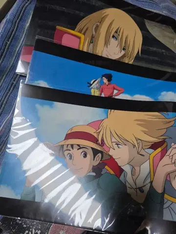 하울의 움직이는 성 클리어 파일 3장 세트