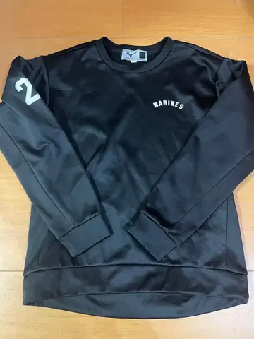 롯데 마린즈 MIZUNO MARINES 블랙 트레이닝복 L