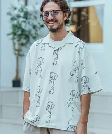 [ 인기 상품 ] 라쿠가키DOG 알로하 셔츠/KOKAGE