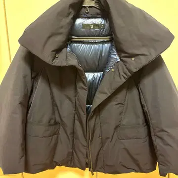 유니클로 +J 하이브리드 다운 자켓 네이비 XS