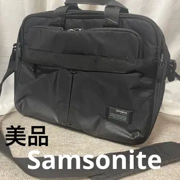 Samsonite 블랙 비즈니스 백 삼소나이트 블랙 경량 출장