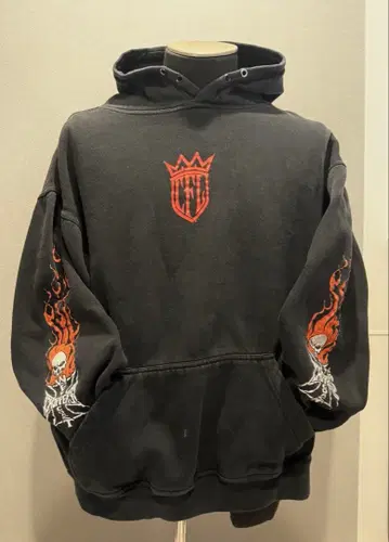 레어 West Coast Choppers 프레임 후드티 후디 L