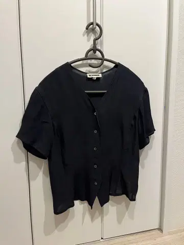 vintage jil sander 질 샌더 실크 블라우스 38