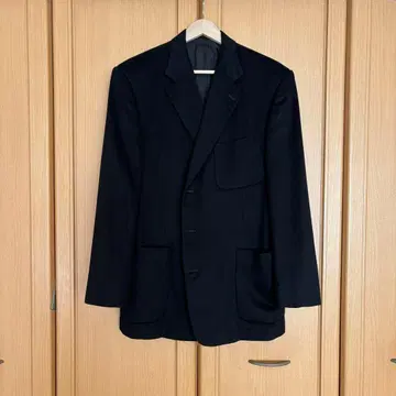 캐시미어 블랙 테일러드 자켓