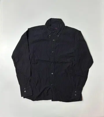 REATS TAILOR ZAZOUS 스트라이프 긴팔 셔츠 블랙