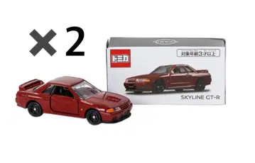 토미카 닛산 스카이라인 GT-R (BNR32) 레드펄 2대 세트