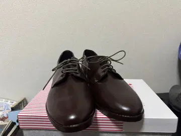 다크 브라운 가죽 레이스업 슈즈 LL 사이즈