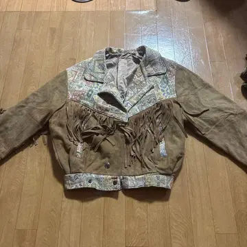 프린지 달린 숏 자켓