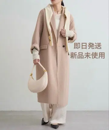 LOUNGEDRESS 20주년 한정판 롱 리버 코트 베이지