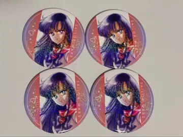 세일러문 eternal 세일러 마즈 홀로 캔뱃지 4점 히노 레이