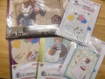 나츠메 우인장 제일복권 냥코 선생님 패스 케이스 티켓 파일 문구류