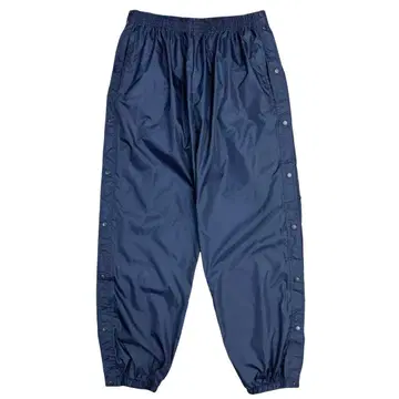 빈티지 사이드 스냅 나일론 팬츠 와이드 실루엣 네이비 XL