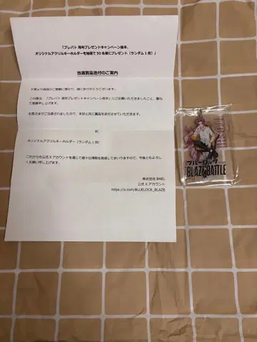 BLAZE BATTLE 아크릴 키링