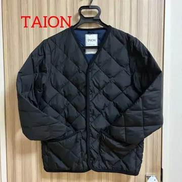 TAION CITYLINE 블랙 사이즈 L 퀼팅 자켓