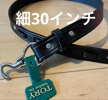 새상품 TORY leather 30인치 후크 버클 벨트 폭 1인치