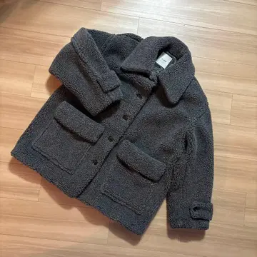 CLANE RIDGE POCKET BOA OVER COAT 보아 1