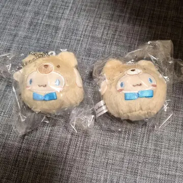 산리오 오키아가리 봉제 인형 마스코트 라떼곰 시나모롤