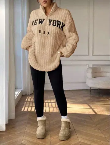 보들보들 상의와 레깅스 세트