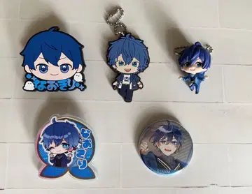 카라피치 나오키리 키링 캔 배지 클립 세트