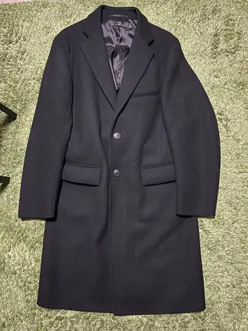 UNIQLO +J 질 샌더 울 블렌드 체스터 코트 L