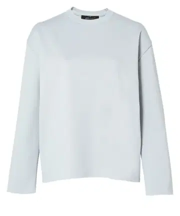 스터링 루어 상의 모사 풀오버 크루넥 니트