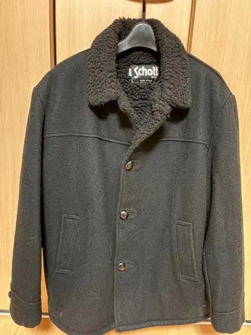 Schott 블랙 코트 사이즈 42