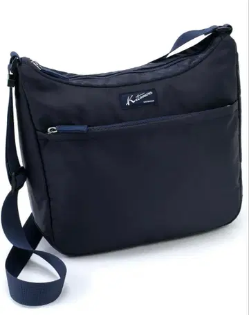 새상품 Kitamura 사선 숄더백 다크 블루