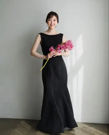 머메이드 드레스 블랙