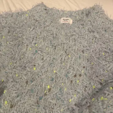 BEAMS HEART 니트 그레이