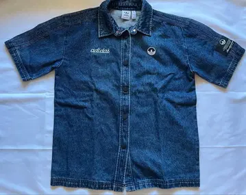 adidas originals 데님 버튼업 셔츠