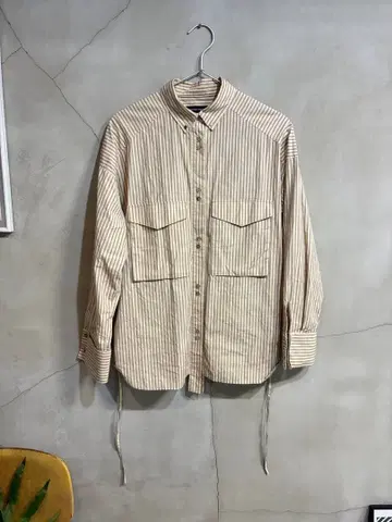 MAISON SPECIAL 스트라이프 긴팔 셔츠