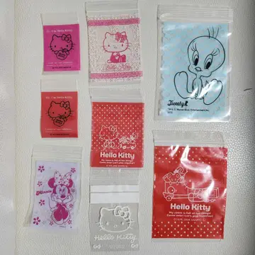 키티 지퍼 백 세트