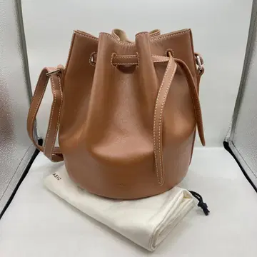 새상품급 vasic CLUB MINI 숄더백 가죽 브라운